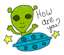 Alien - Rabbit - Hippo - Kids Style (EN) sticker #3182412