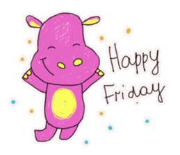 Alien - Rabbit - Hippo - Kids Style (EN) sticker #3182413