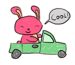 Alien - Rabbit - Hippo - Kids Style (EN) sticker #3182414