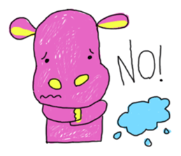 Alien - Rabbit - Hippo - Kids Style (EN) sticker #3182422