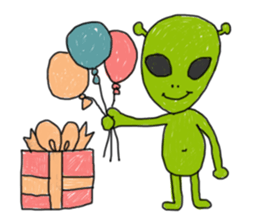 Alien - Rabbit - Hippo - Kids Style (EN) sticker #3182427