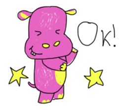 Alien - Rabbit - Hippo - Kids Style (EN) sticker #3182431