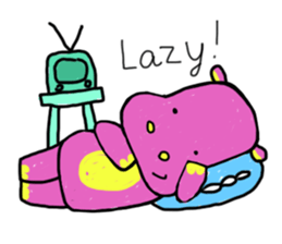 Alien - Rabbit - Hippo - Kids Style (EN) sticker #3182437