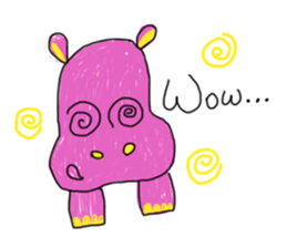 Alien - Rabbit - Hippo - Kids Style (EN) sticker #3182443