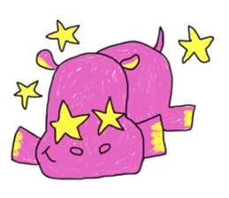 Alien - Rabbit - Hippo - Kids Style (EN) sticker #3182446