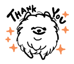 MY FLUFFY POMERANIAN sticker #3182541