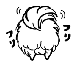 MY FLUFFY POMERANIAN sticker #3182550