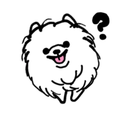 MY FLUFFY POMERANIAN sticker #3182552