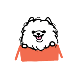 MY FLUFFY POMERANIAN sticker #3182563