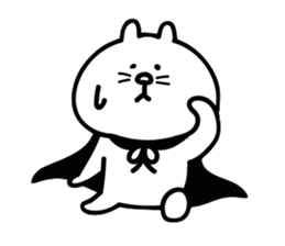 Cat in cape Part1 sticker #3182932