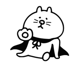 Cat in cape Part1 sticker #3182934