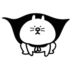 Cat in cape Part1 sticker #3182941