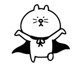 Cat in cape Part1 sticker #3182944