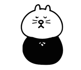 Cat in cape Part1 sticker #3182945