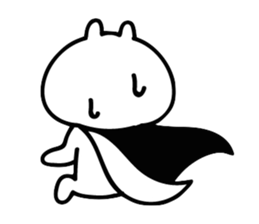 Cat in cape Part1 sticker #3182947