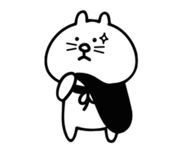 Cat in cape Part1 sticker #3182954