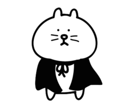 Cat in cape Part1 sticker #3182961