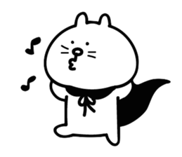 Cat in cape Part1 sticker #3182962