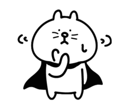 Cat in cape Part1 sticker #3182964