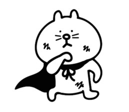 Cat in cape Part1 sticker #3182965