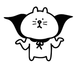 Cat in cape Part1 sticker #3182966