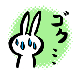 Brush rabbit<1> sticker #3183429