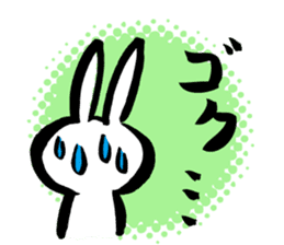 Brush rabbit<1> sticker #3183429