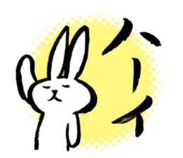 Brush rabbit<1> sticker #3183432
