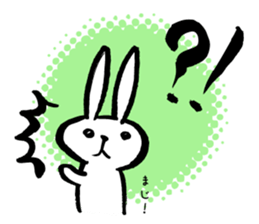 Brush rabbit<1> sticker #3183438