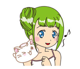 ramen love girl international sticker #3183696