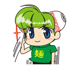 ramen love girl international sticker #3183706