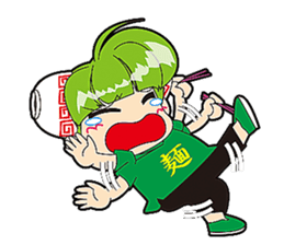 ramen love girl international sticker #3183710