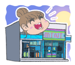 Jam : Minimart girl sticker #3183828