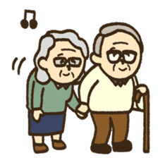 Grandpa and Grandma sticker #3183938