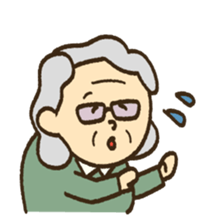 Grandpa and Grandma sticker #3183940