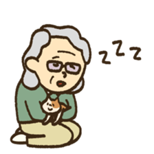 Grandpa and Grandma sticker #3183946