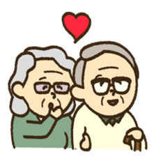 Grandpa and Grandma sticker #3183948