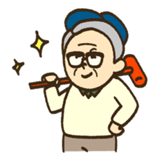 Grandpa and Grandma sticker #3183952