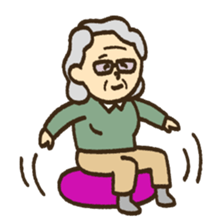 Grandpa and Grandma sticker #3183953