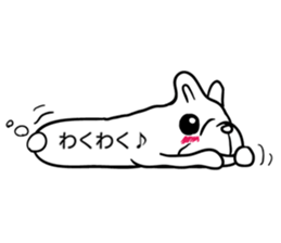 Frebull conveys your feeling instead sticker #3185061