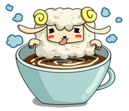 Sugar Sheep(White Byi and brown  Joe) sticker #3185199