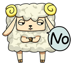 Sugar Sheep(White Byi and brown  Joe) sticker #3185202