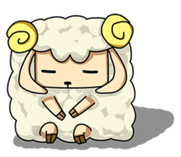 Sugar Sheep(White Byi and brown  Joe) sticker #3185206