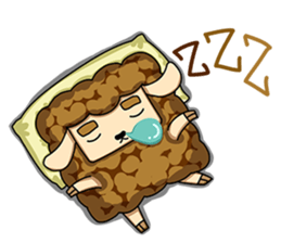 Sugar Sheep(White Byi and brown  Joe) sticker #3185212