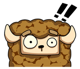 Sugar Sheep(White Byi and brown  Joe) sticker #3185214