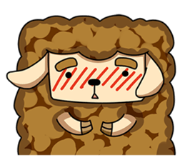 Sugar Sheep(White Byi and brown  Joe) sticker #3185215