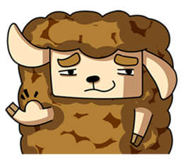 Sugar Sheep(White Byi and brown  Joe) sticker #3185221