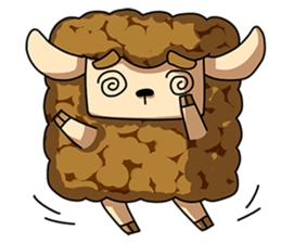 Sugar Sheep(White Byi and brown  Joe) sticker #3185233