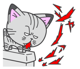 a kitten without name & house sticker #3185811