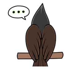 Red-whiskered bulbul bird sticker #3185963